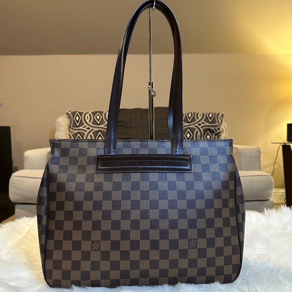 ❌SOLD❌ Authentic Louis Vuitton Damier Ebene Parioli PM Tote Bag - Picture 3 of 17